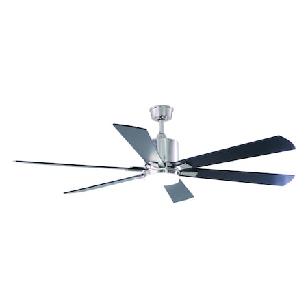 Vaxcel Wheelock 60 in. Satin Nickel Indoor Ceiling Fan with Light Kit and Remote F0078